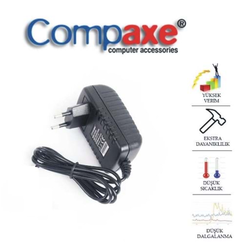 Compoaxe CTA-12220 24w 12v 2a 2.5*0.7 Pc Tablet Adaptör