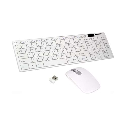 Concord K-06 Beyaz Kablosuz Q Slim Klavye + Mouse Set