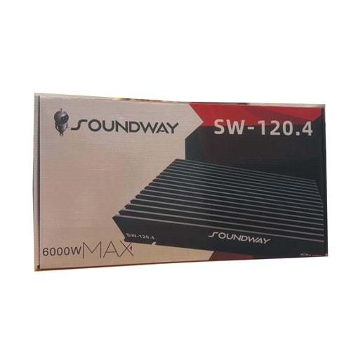 Soundway SG-120.4 Kanal 6000 Watt Oto Anfi