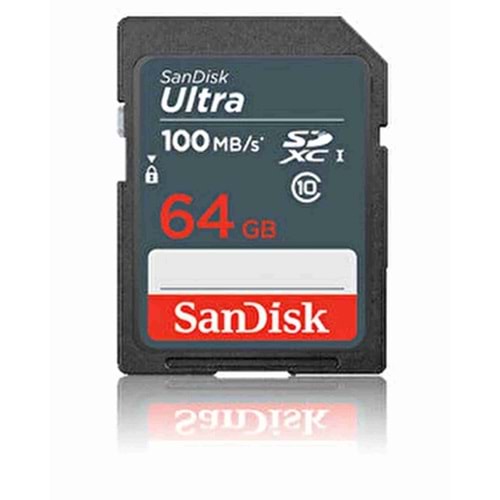 SanDisk Ultra 64GB SDXC100MB/s SDSDUNR064GGN3IN Hafıza Kart