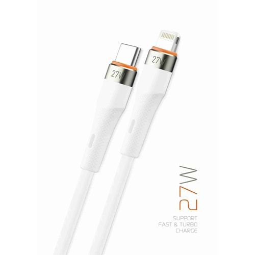 Powerway SCL27 Type-C To Lighting Cable - Iphone 27W 3A Şarj Kablosu