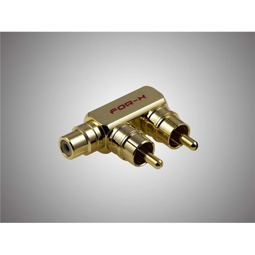 For-X XY-54T Rca Dağıtıcı 1 Dişi 2 Erkek