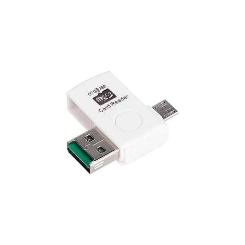 Hytech HY-USBC8 Beyaz 3.1 to OTG+USB+TF Çevirici