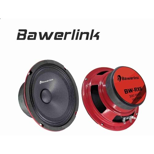 Bawerlink BW-RX6 16 cm 300 Watt Mıdrange Oto Hoparlör