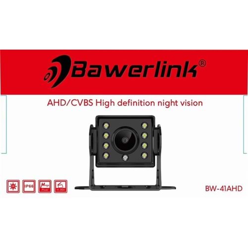 Bawerlink BW-41Ahd Ledli Kamera & Biçer & Dolmuş uyumlu