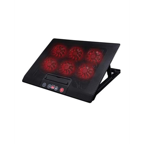 Concord C-885 Işıklı Ledli Stand 6 Fanlı Laptop Soğutucu