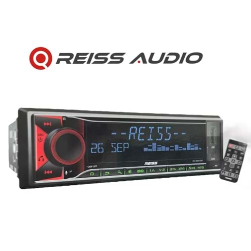 Reıss Audıo RS-MX81DSP 3 Amfi Çıkışlı Profesyonel DSP işlemcili RBG Işıklı Bluetooth USB tesisat Oto Teyp