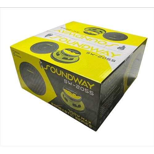 Soundway SW-2055 20 Cm 700 Watt Mıdrange Oto Hoparlör