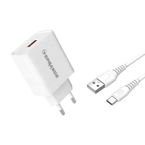 Sprange T-40 3A TYPE-C Data Şarj USB Kablo Adaptör