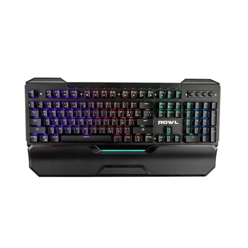 Rowl RGMK-01 PULSATRIX USB RGB Aydınlatmalı Blue Switch Mekanik Gaming Klavye