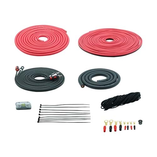 Mobass MB-4KIT OFC Seti 4ga Bakır Oto Anfi Kablo Seti