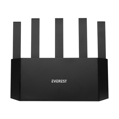 Everest EWR-X3000-V1 AX3000Mbps DualBand 5*6dBi Anten WISP+AP+Repeater Destekli Kablosuz Wifi RouterDualBand 5*6dBi Anten WISP+AP+Repeater Destekli Kablosuz Wifi Router