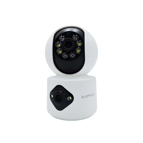 Mpıa AOİ 3.0 MP + 3.0 MP FHD Çift Lens Bağlantılı IP Kamera