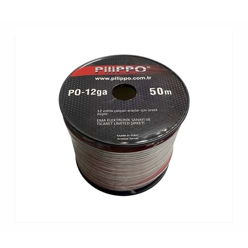Pilippo PO-12GA 50 Mt Güç Kablosu