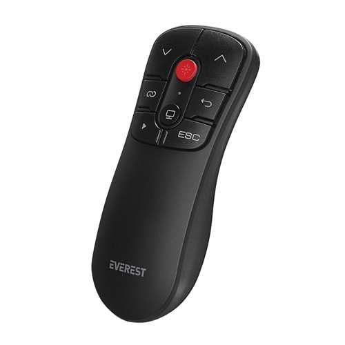 Everest PSN-28 Çok İşlevli USB Kırmızı Lazerli 2.4Ghz Kablosuz Type C Profesyonel Sunum Cihazı