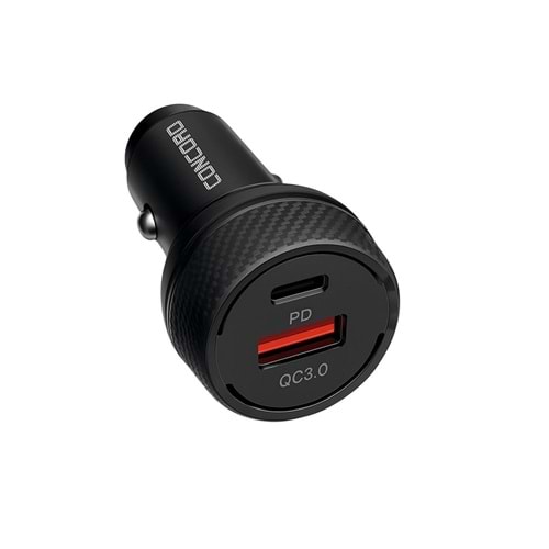Concord C-777 55w USB-C USB A Araç Şarjı