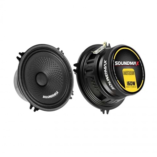 Soundmax SX-M52BN Çifti 320 Watt 160w Rms deprem serisi 13 Cm Oto Midrange Hoparlör