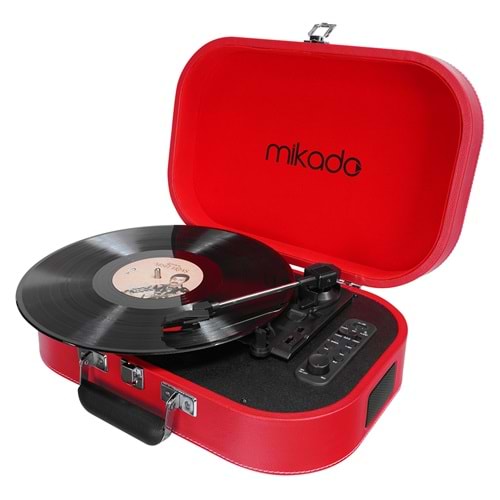 Mikado Nostalgia MN-101 Pikap Kırmızı Usb+RCA+Bluetooth Destekli Müzik Kutusu