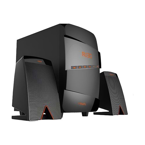 Mikado MD-671BT 2+1 40W RMS Siyah Usb+SD+Fm Destekli Multimedia Bluetooth Speaker