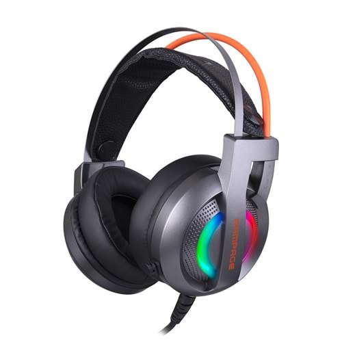 Rampage RM-X7 Tornado Usb Rgb 7.1 Siyah Cmedıa 100b Chipset Usb Rgb Led Efektli Oyuncu Mikrofonlu Kulaklık