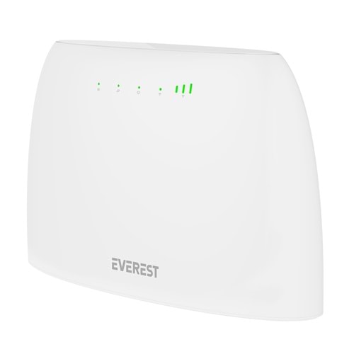 Everest EWR-4G03 300Mbps 2.4GHz Wifi 1xWan 1xLan 1xSIM Card 4G LTE Wireless Router