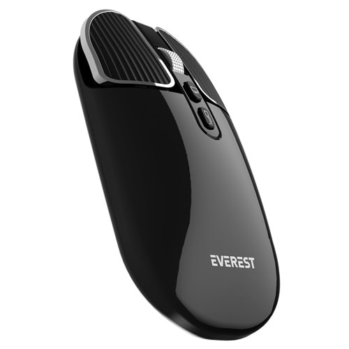 Everest SM-620 2in1 Bluetooth+2,4Ghz Şarjlı Metalik Süper Sessiz Mobil-TV-PC Destekli Kablosuz Mouse