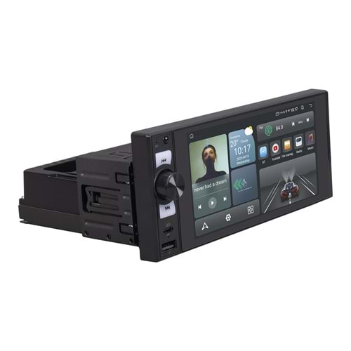 For-X X-435A 6 Inc 2 + 32 Gb/USB/SD/FM/BT Carplay Oto Teyp