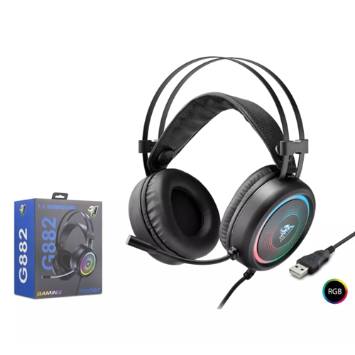 Hadron G882 USB RGB 7.1 - Siyah Gaming Kulaklık