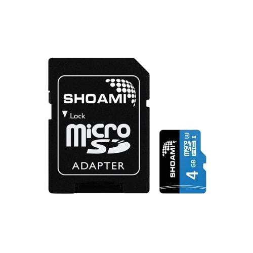 Shoamı SHM4 High Speed 4GB TF Kart & SD Adaptör Kutusuz