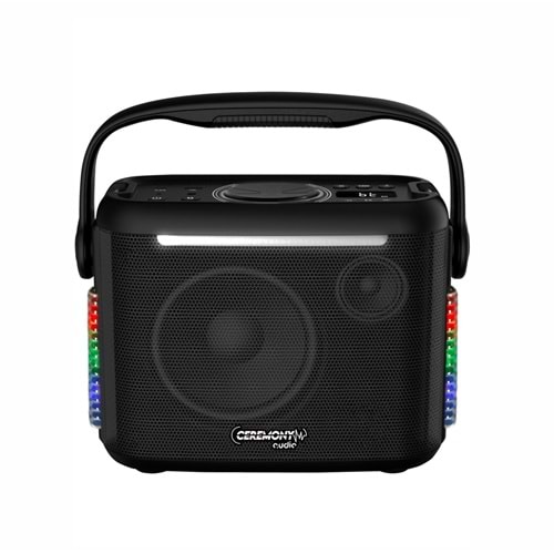 Ceremony Audio CM-905 5.25 Inç 120WATT Taşınabilir Bluetooth Hoparlör Tws Disco Light