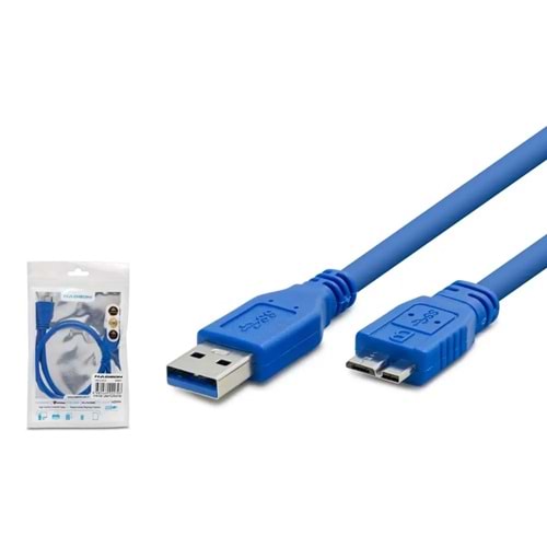 Hadron HDX7503 USB 3.0 Harddisk Kablosu 50 cm Mavi