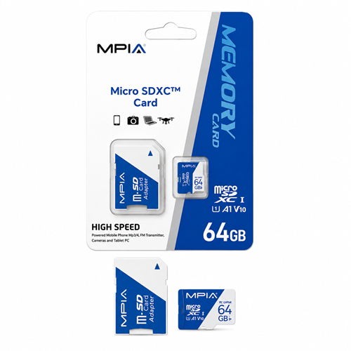 Mpıa 64 GB High Speed 64GB TF Kart & SD Adaptör