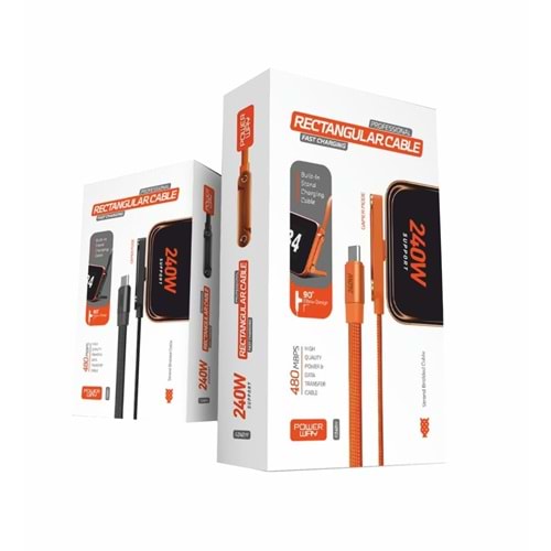 Powerway R240W Type Usb C Kablo Hızlı Şarj destekli Standlı kablo