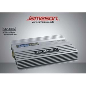 Jameson USA-505A 4 Kanal 2500 Watt Bass Kontrollu Oto Anfi