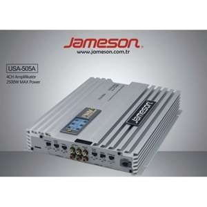 Jameson USA-505A 4 Kanal 2500 Watt Bass Kontrollu Oto Anfi