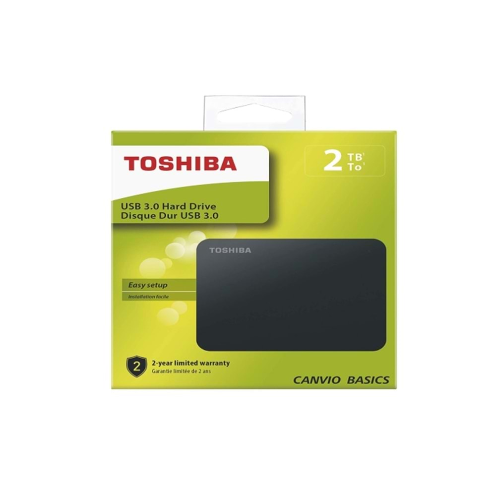 Toshıba 2 TB DTB520 Canvıo Basıcs 2.5