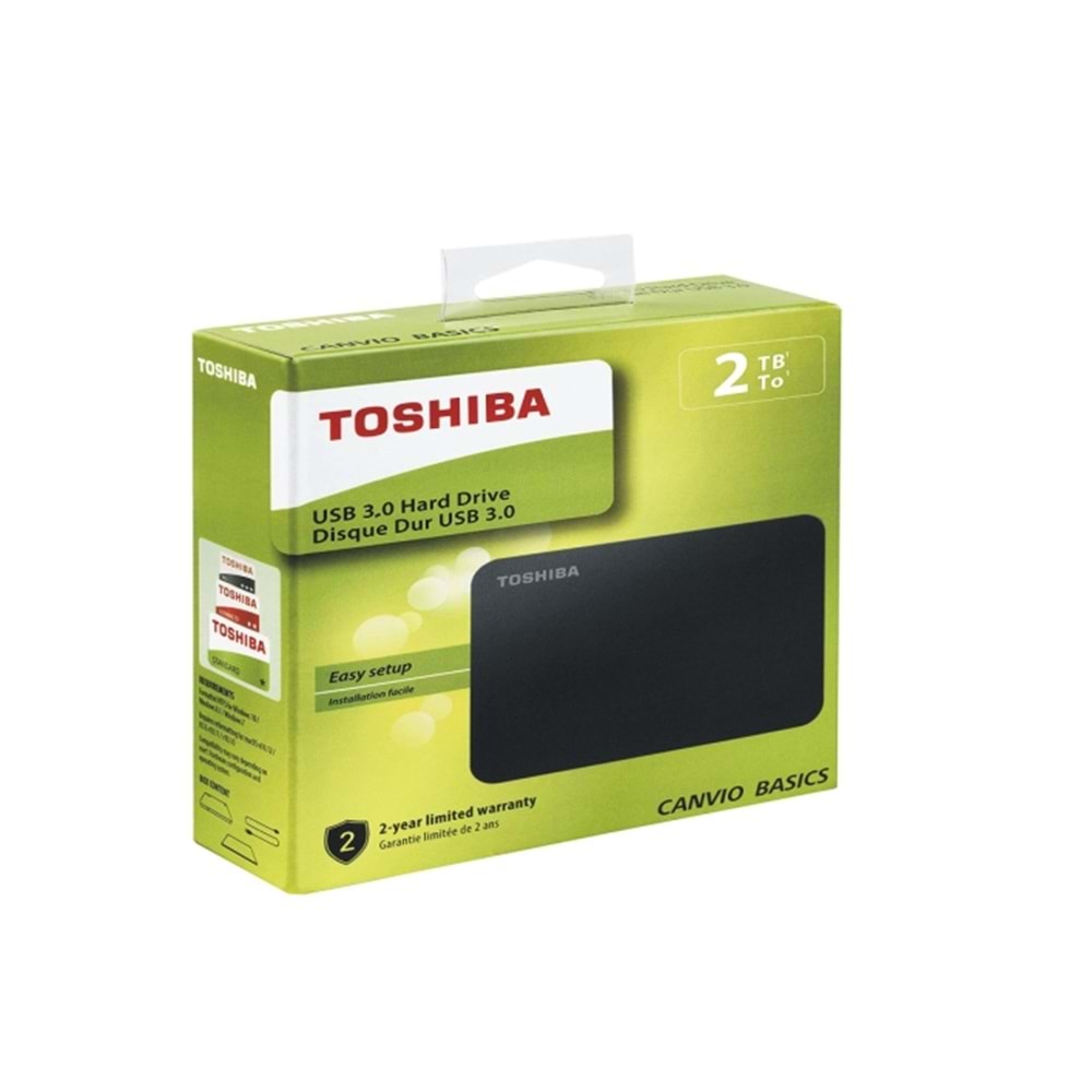 Toshıba 2 TB DTB520 Canvıo Basıcs 2.5