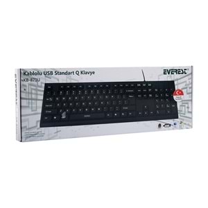 Everest KB-871U Siyah USB Q Standart Klavye