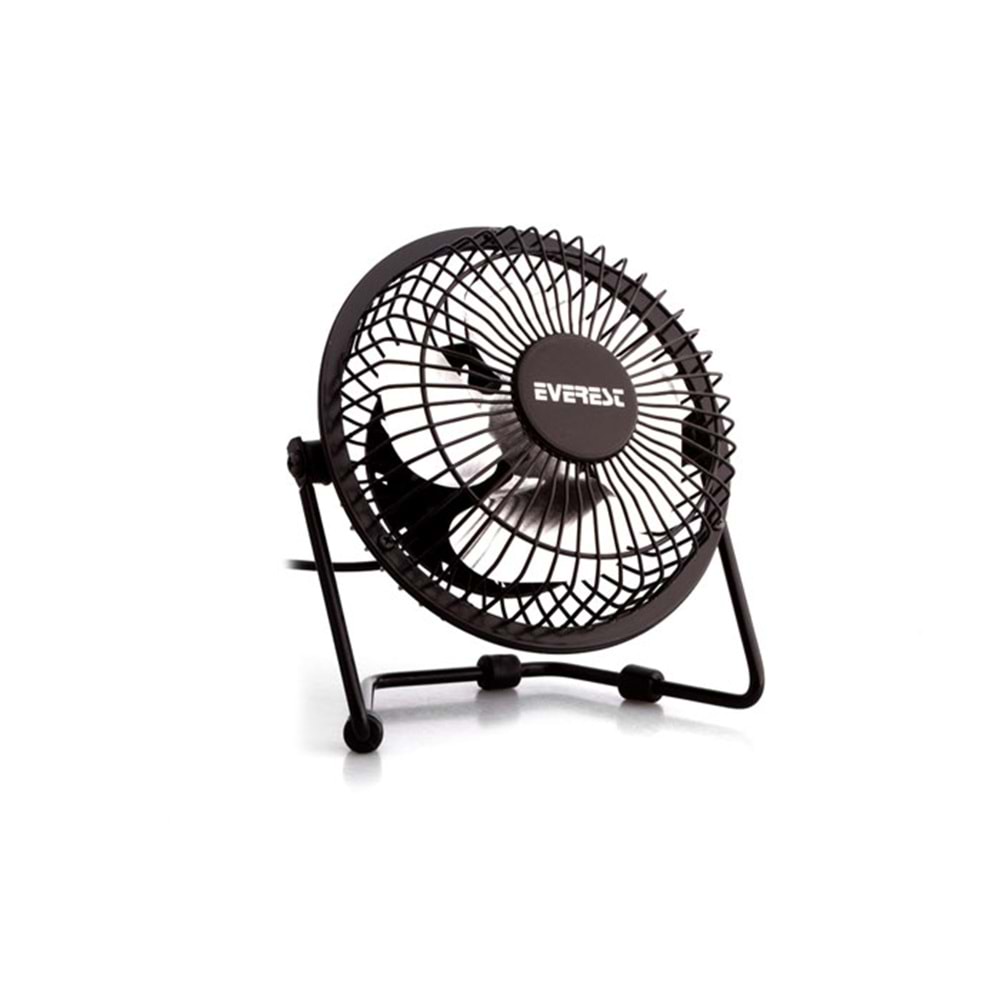 Everest EFN-482 Masaüstü Metal Siyah Usb Fan