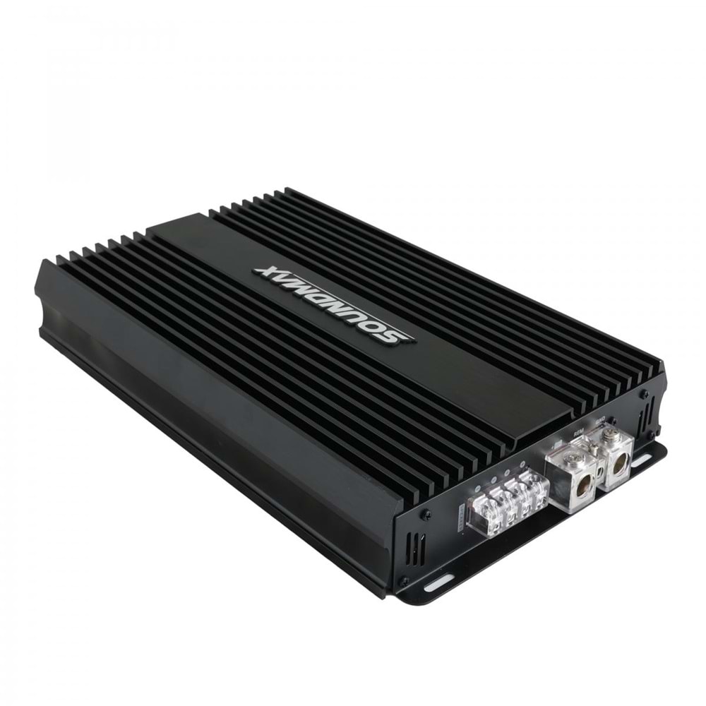 Soundmax SX-3000.1D 10000 Watt RMS 3000 Bass Control Mono Oto Anfi