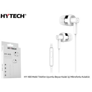 HYTECH HY-X03 MOBİL TELEFON UYUMLU KULAK İÇİ MİKROFONLU KULAKLIK