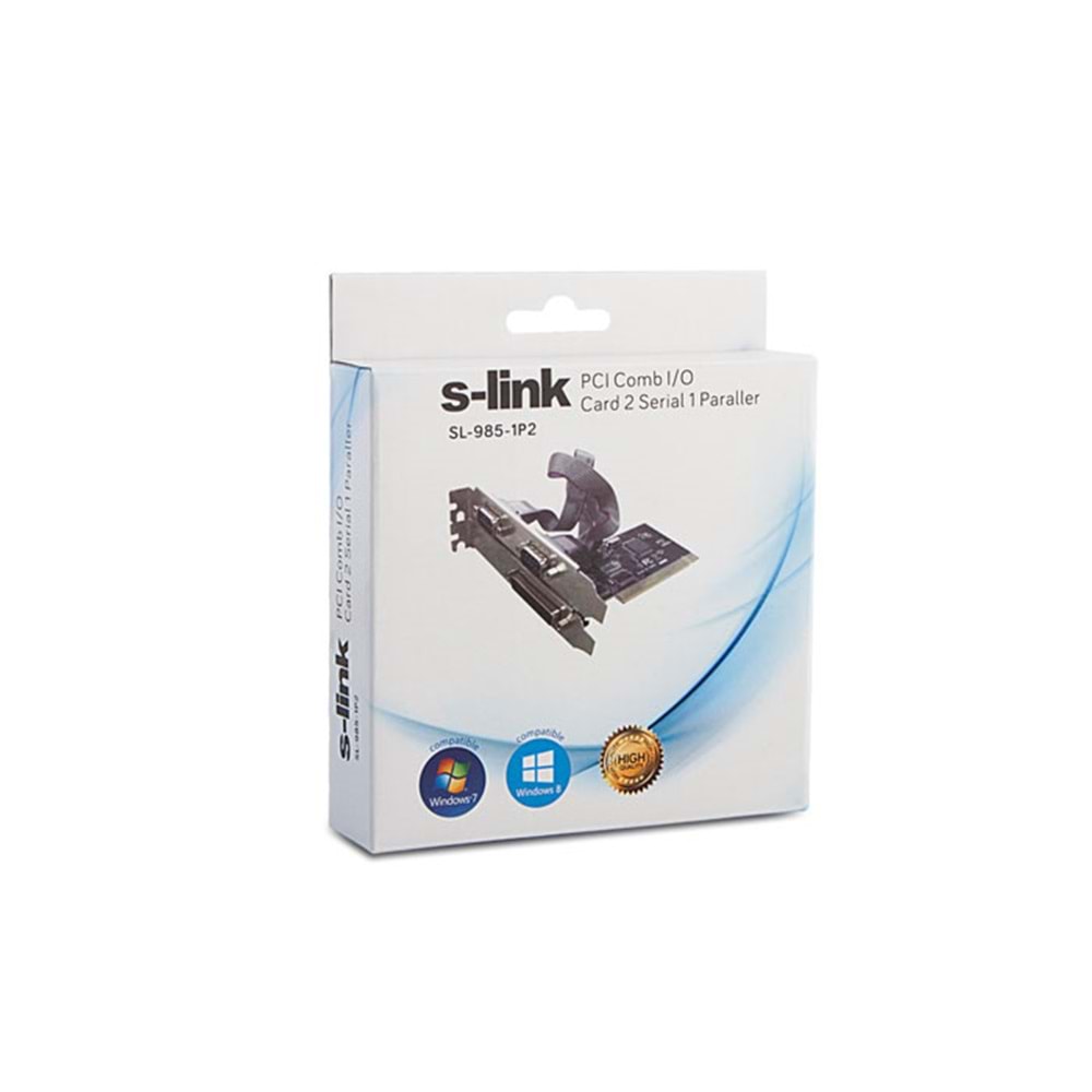 S-link SL-985-1P2 PCI Serial 2 Port+Paralel 1 Port Kart