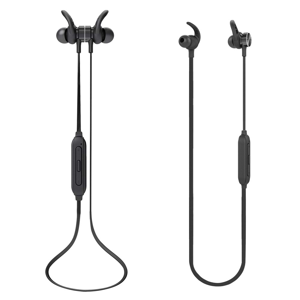 Hytech HY-XBK95 Siyah Boyun Askılı Mıknatıslı Bluetooth Spor Kulak içi Kulaklık Mikrofon