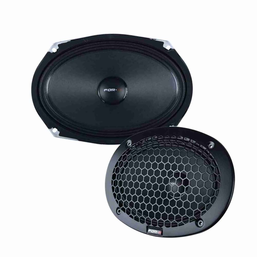 For-X XMD-3069 300 Watt 150 Rms 6x9 Oval Midrange Oto Hoparlör