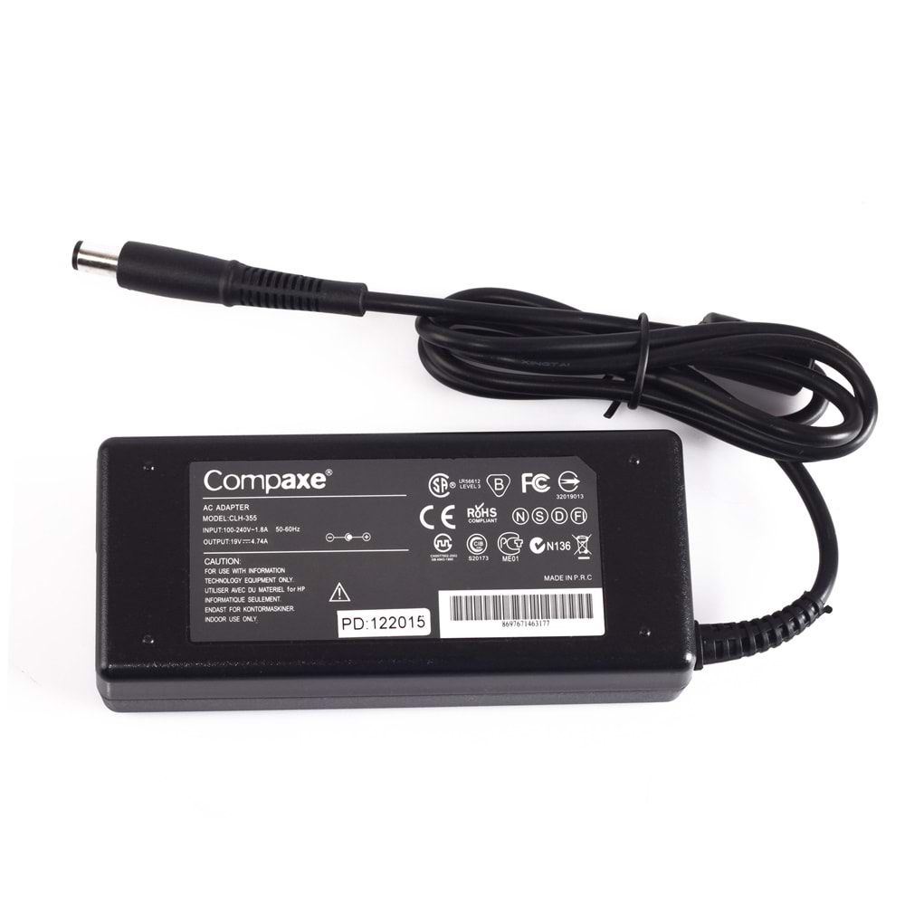 Compaxe CLH-355 (hp) 19V/4.74A 7.4*5.0* Notebook Adaptör