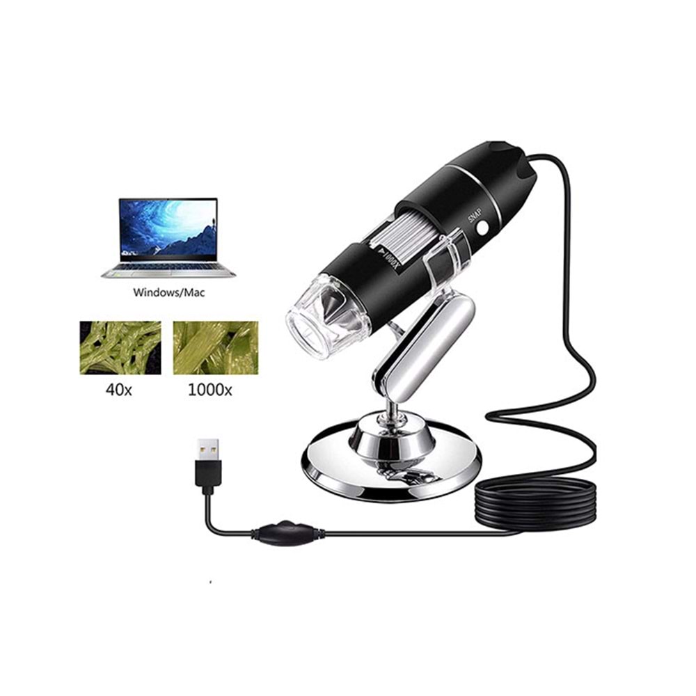 Hytech HY-XWK20 USB + Micro+ Type-C LED Işıklı Mikroskop Kamera