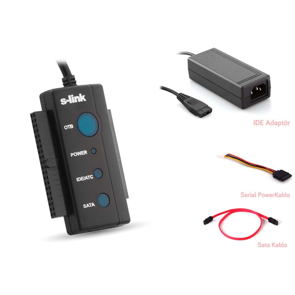 S-link SL-SATA35 Usb 2.0 SATA + IDE Data Kablosu