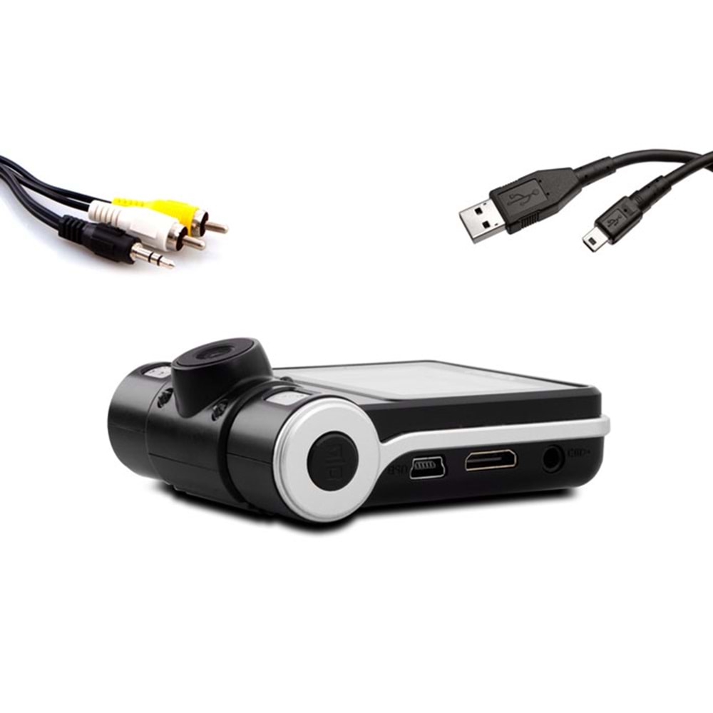 Everest DVR-011 2 Ekran HDMI-AV Çıkış 4 IR Led Araç İçi Kamera