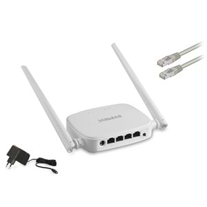 Everest EWR-301 Kablosuz-N WPS + WISP+WDS 300 Mbps Repeater+Access Point+Bridge Kablosuz Router