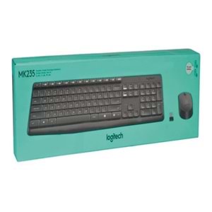 Logitech MK235 Kablosuz Klavye Mouse Set (Q TR)